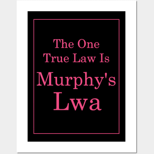 Murphy's Lwa (Hot Pink Text) Posters and Art